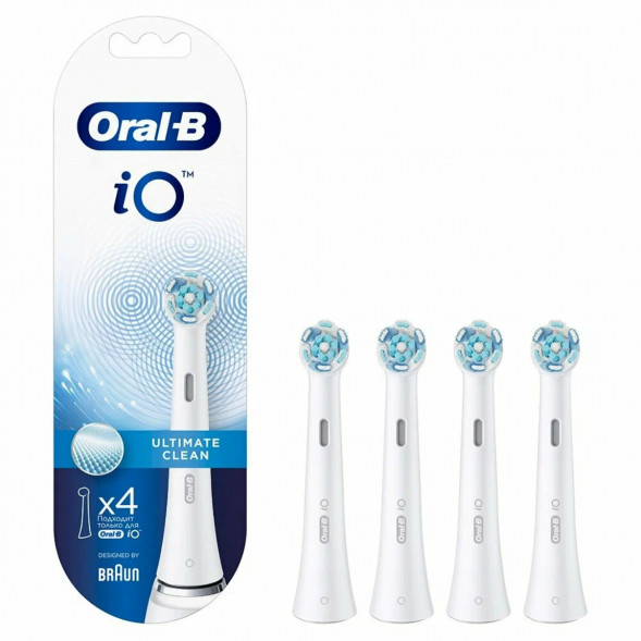 Насадка для электрической зубной щетки Oral-B iO Ultimate Clean White, 4 шт. во Владимире