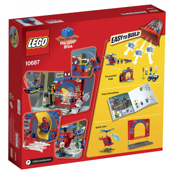 Конструктор LEGO Juniors 10687 Убежище Человека-паука во Владимире