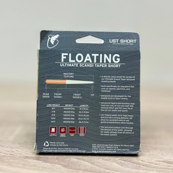 Рыболовная леска Scientific Anglers UST Short St-10/11-f Floating 125017 во Владимире
