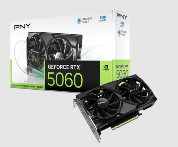 Видеокарта PNY GeForce RTX 5060 OC Dual Fan во Владимире
