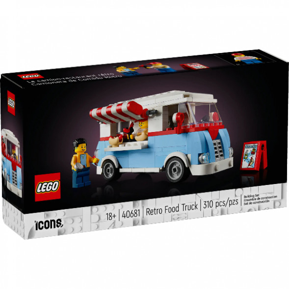 Конструктор LEGO Icons 40681 Ретро фуд трак во Владимире