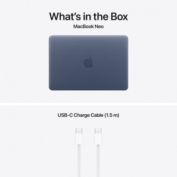Ноутбук Apple MacBook Neo MHFG4 (A18 Pro 5-Core GPU, 8/512GB), Синий/Indigo во Владимире