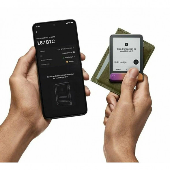 Аппаратный криптокошелек Ledger Flex, Ferro Fuchsia во Владимире