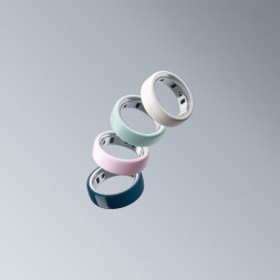 Умное кольцо Oura Ring 4 Ceramic (размер 8), Облако/Cloud