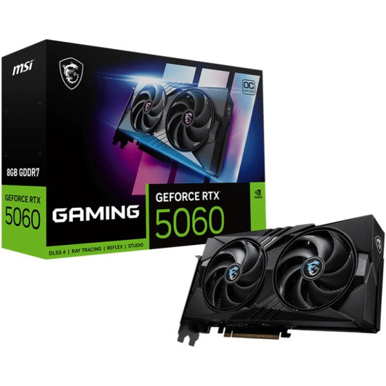 Видеокарта MSI RTX 5060 8 ГБ RTL (RTX 5060 8G GAMING OC) во Владимире