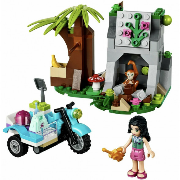 Конструктор LEGO Friends 41032 Джунгли: Мотоцикл скорой помощи во Владимире