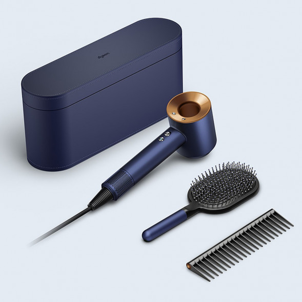 Фен Dyson Supersonic HD07 с набором расчесок, синий/медный во Владимире