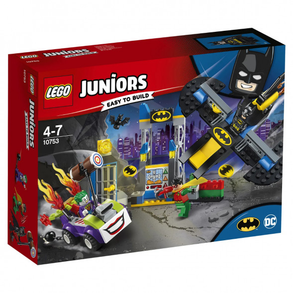 Конструктор LEGO Juniors 10753 Нападение Джокера на Бэтпещеру во Владимире