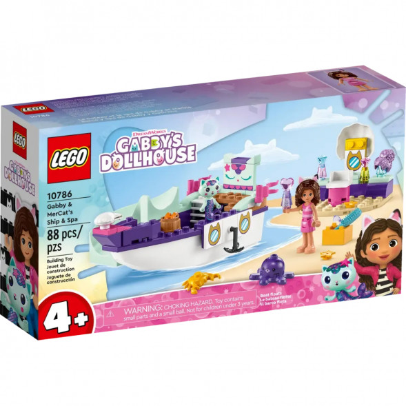 Конструктор LEGO Gabby&amp;#039;s Dollhouse 10786 Корабль и спа Габби и МерКэта во Владимире