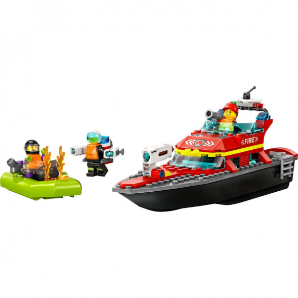 Конструктор LEGO City 60373 &amp;quot;Пожарно-спасательная лодка&amp;quot;, 144 деталей во Владимире
