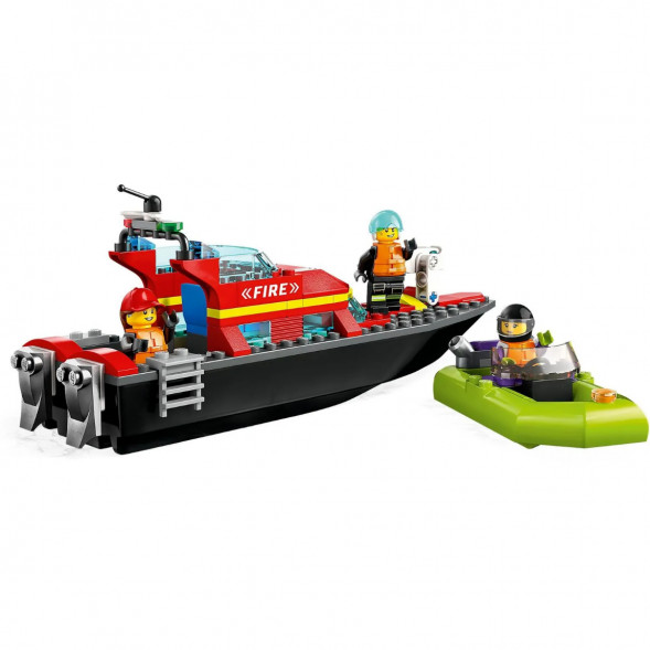 Конструктор LEGO City 60373 &amp;quot;Пожарно-спасательная лодка&amp;quot;, 144 деталей во Владимире