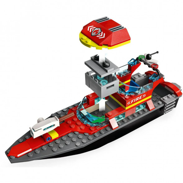 Конструктор LEGO City 60373 &amp;quot;Пожарно-спасательная лодка&amp;quot;, 144 деталей во Владимире