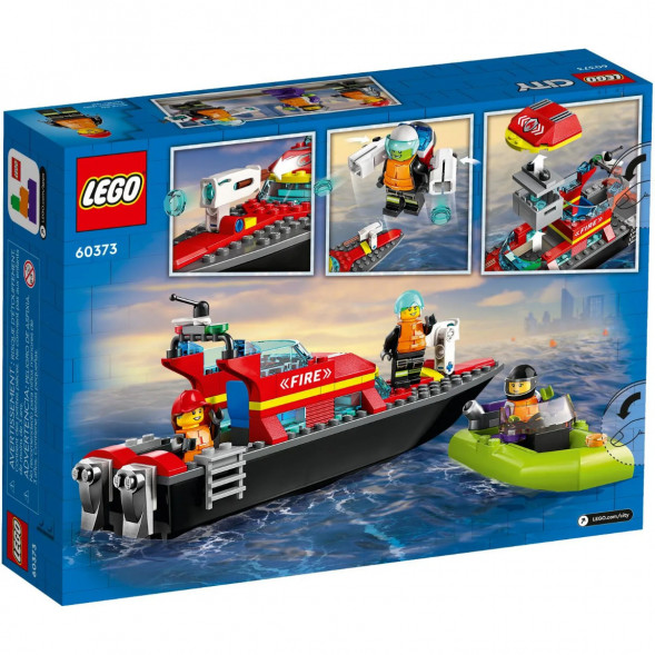 Конструктор LEGO City 60373 &amp;quot;Пожарно-спасательная лодка&amp;quot;, 144 деталей во Владимире