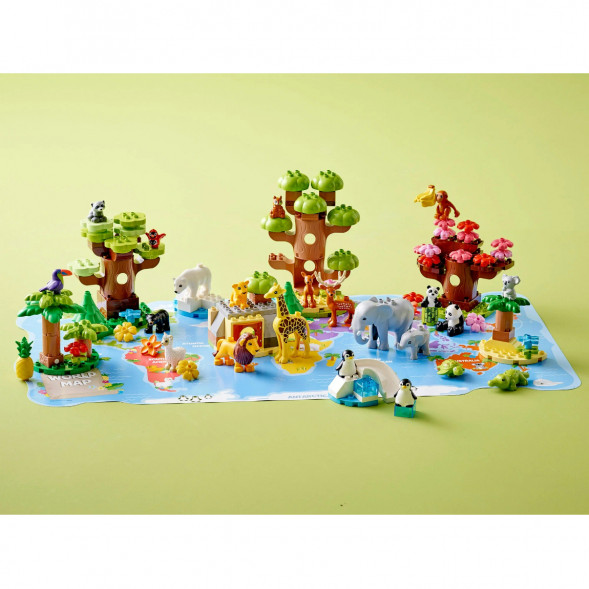Конструктор LEGO DUPLO 10975 Дикие животные мира во Владимире