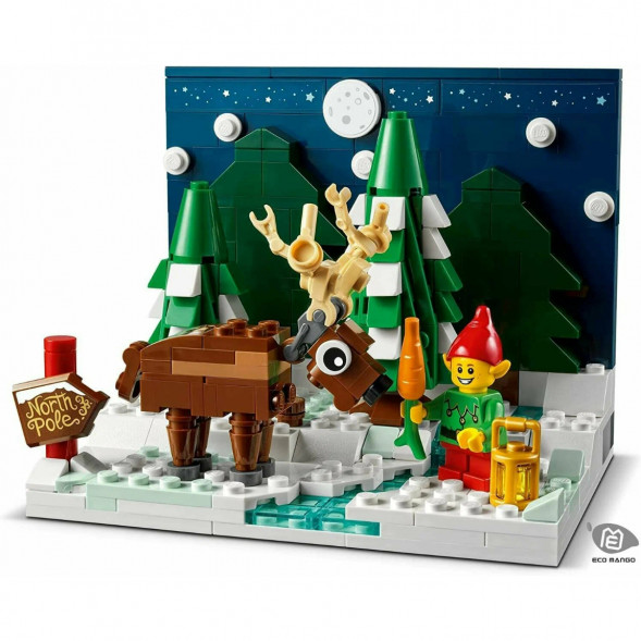Конструктор LEGO 40484 Перед домом Деда Мороза во Владимире