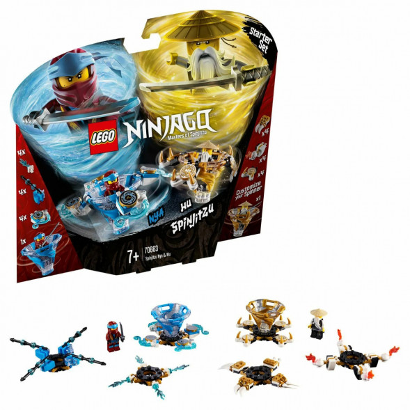 Конструктор LEGO Ninjago 70663 Ния и Ву: мастера Кружитцу во Владимире